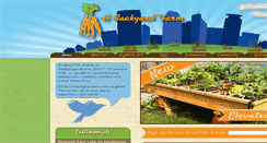 Desktop Screenshot of abackyardfarm.com